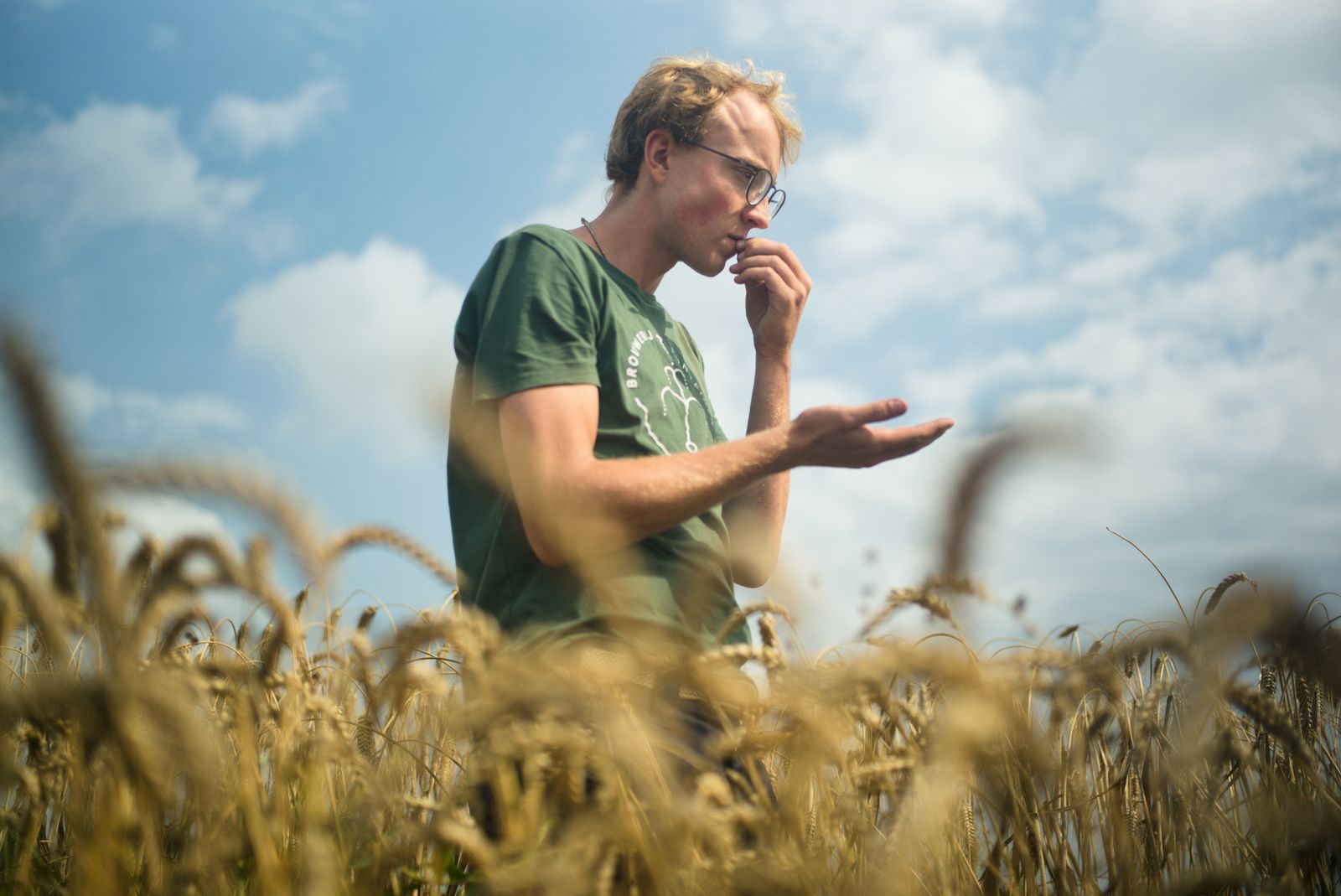 Lucas, agro-ecologist van opleiding, leidt nu het Granennetwerk.