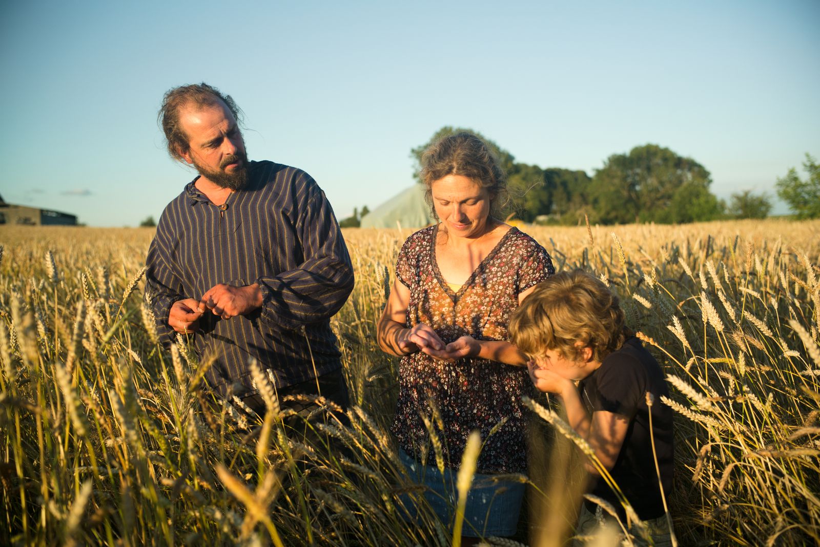 La vie à la ferme est une vie de famille.